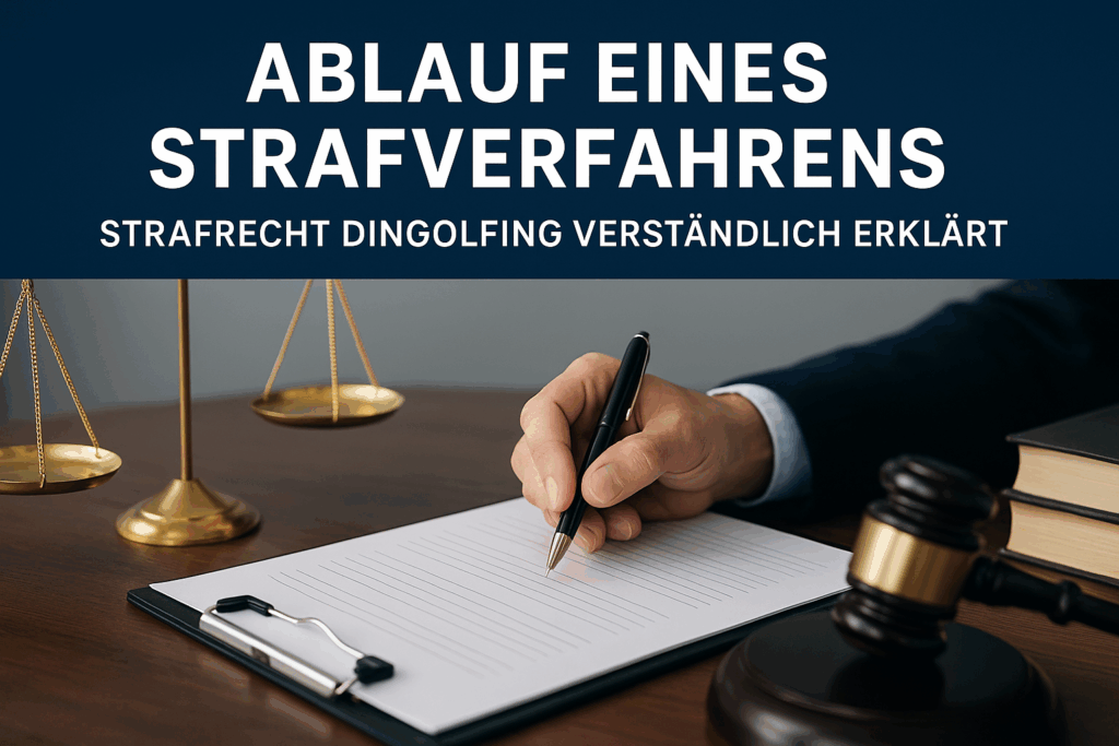 Ablauf eines Strafverfahrens