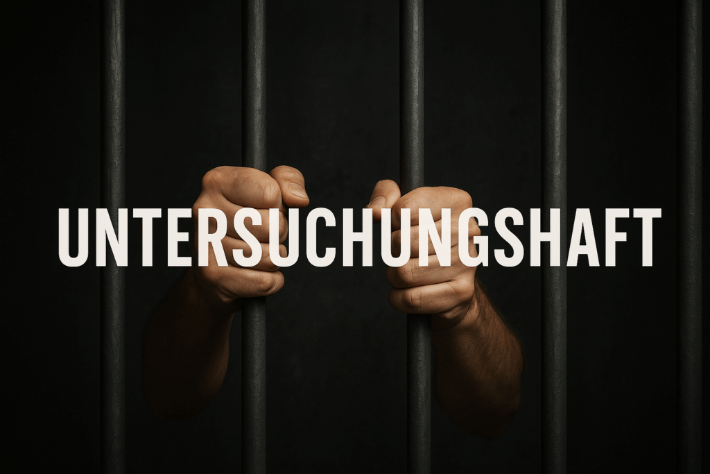 Hände umgreifen Gefängnisstäbe - Symbolbild zur Untersuchungshaft im Strafrecht